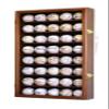 40 Baseball Ball Display Case Cabinet (Walnut) view 1