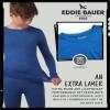 Eddie Bauer Kids Thermal Underwear Set - 2 Piece Performance Base Layer Shirt and Thermal Pants for Boys and Girls (5-12), Size 16, Nautical Blue view 4