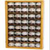 40 Baseball Acrylic Cubes Display Case (Oak) view 1