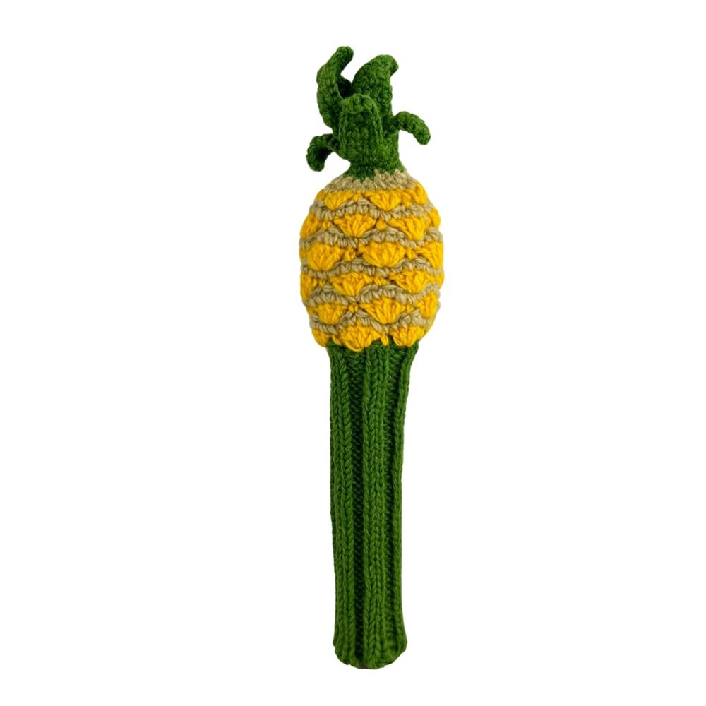 Pineapple Knit Hybrid Golf Club Headcover by Sunfish
