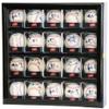 20 Baseball Acrylic Cubes Display Case Cabinet (Black) view 1