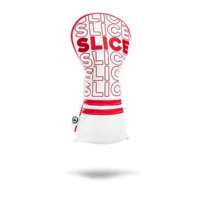 Pins & Aces Slice Driver Head Cover - Premium, Hand-Made Leather Driver Headcover - Funny, Tour Quality Golf Club Cover - Style and Customize Your Golf Bag