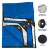 Arcturus Heavy Duty Survival Blanket in Blue - Insulated Thermal Reflective Tarp - 60" x 82" Bundle With Arcturus Military Wool Blanket in Olive Green - 4.5 lbs, Warm, Thick, Washable, Large 64" x 88" view 4