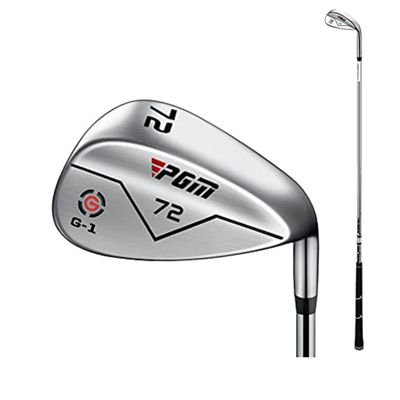 72 Degree Golf Club Wedge CNC Texture Golf Sand Wedge Right Hand for Men Women Steel Rod Sports Clubs Golf Wedges (Silver,72 Degree)