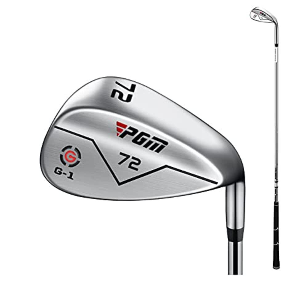 72 Degree Golf Club Wedge CNC Texture Golf Sand Wedge Right Hand for Men Women Steel Rod Sports Clubs Golf Wedges (Silver,72 Degree)