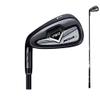 Left Hand & Right Handed Golf Club Iron Men NSR 3#7 Irons Steel Head Golf Club Putter Professional Practice Pole Golf Driver (Black,Left Hand-Carbon Rod-R) view 2