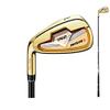 Left Hand & Right Handed Golf Club Iron Men NSR 3#7 Irons Steel Head Golf Club Putter Professional Practice Pole Golf Driver (Black,Left Hand-Carbon Rod-R) view 4