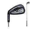 Left Hand & Right Handed Golf Club Iron Men NSR 3#7 Irons Steel Head Golf Club Putter Professional Practice Pole Golf Driver (Gold,Left Hand-Steel Rod) view 2