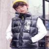 Child Kids Toddler Baby Boys Girls Sleeveless Letter Winter Coats Hooded Jacket Vest Boys Size 4t (Black, 10-13 Years) view 4