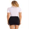 FEESHOW Womens Sexy Teacher Cosplay Uniform Lingerie OL Secretary T Shirt Latex Miniskirt Outfits Type B Small view 4