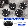 Deekin Hockey Puck Street Hockey for Indoor and Outdoor Sport Training Activities Women Men(Black,6 Packs) view 2