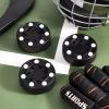 Deekin Hockey Puck Street Hockey for Indoor and Outdoor Sport Training Activities Women Men(Black,6 Packs) view 4
