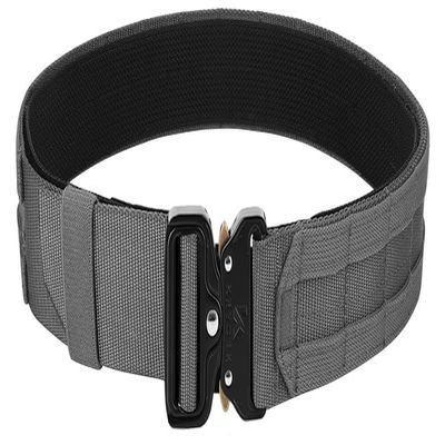 KRYDEX Quick Release Rigger MOLLE Belt 1.75 Inch Inner & Outer Tactical Heavy Duty Belt (WG, X-Large)