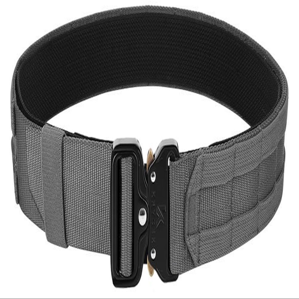 KRYDEX Quick Release Rigger MOLLE Belt 1.75 Inch Inner & Outer Tactical Heavy Duty Belt (WG, X-Large)