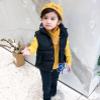 Child Kids Toddler Infant Baby Boys Girls Sleeveless Winter Solid Coats Jacket Vest Outer Big (Black, 18-24 Months) view 2