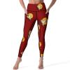 Goat Yoga Yoga Pants High Waisted Yoga Capris with Pockets Tummy Control Compression Leggings for Workout L view 1