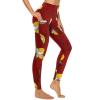 Goat Yoga Yoga Pants High Waisted Yoga Capris with Pockets Tummy Control Compression Leggings for Workout L view 4