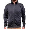 congluoki Sweaters for Men Cardigan Sweatshirt Hoodless Fleece Zip Up Jacket High Neck Lightweight Sueter Para Hombres Dark Grey XXL view 2