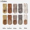 Exegawe Baby Non Slip Socks Winter - 5 Pairs Toddler Kids Thick Warm Crew Socks with Grips for Girls Boys Non Skid Socks(C1-5 Colors,S/6-12 months) view 3