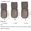 Exegawe Baby Non Slip Socks Winter - 5 Pairs Toddler Kids Thick Warm Crew Socks with Grips for Girls Boys Non Skid Socks(C1-5 Colors,S/6-12 months) view 4