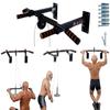 Spancare Pull Up Bar Wall Mounted Chin Up Bar Side Pulley with Lats Bar, Tricep Bar view 1