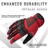 Glove Station - Impulse Guard Tactical Gloves for Men - Touch Screen Working Gloves Ideal for Sports & Outdoors, Motorcycle and Hunting - Red, X-Large view 2