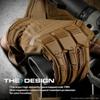Glove Station - Impulse Guard Tactical Gloves for Men - Touch Screen Working Gloves Ideal for Sports & Outdoors, Motorcycle and Hunting - Tan, Small view 2