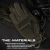 Glove Station - Impulse Guard Tactical Gloves for Men - Touch Screen Working Gloves Ideal for Sports & Outdoors, Motorcycle and Hunting - Green, Large view 3