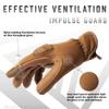 Glove Station - Impulse Guard Tactical Gloves for Men - Touch Screen Working Gloves Ideal for Sports & Outdoors, Motorcycle and Hunting - Tan, Large view 3