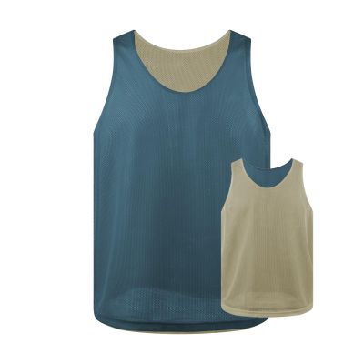 TopTie Reversible Training Vests Two Sides Sports Vest Football Jersey, Pinnies for Soccer Team for Adult and Youth-Forest/Golden-XLarge