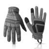 Glove Station - Impulse Guard Tactical Gloves for Men - Touch Screen Working Gloves Ideal for Sports & Outdoors, Motorcycle and Hunting - Gray, Medium