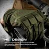 Glove Station - Impulse Guard Tactical Gloves for Men - Touch Screen Working Gloves Ideal for Sports & Outdoors, Motorcycle and Hunting - Green, Small view 2