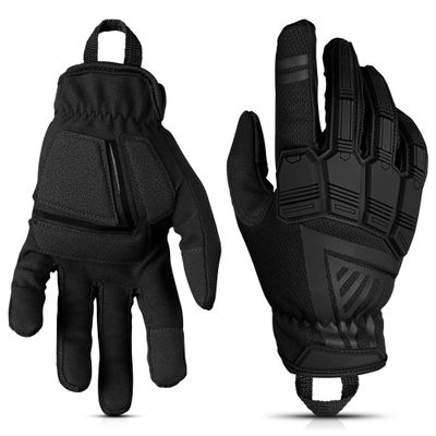 Glove Station - Impulse Guard Tactical Gloves for Men - Touch Screen Working Gloves Ideal for Sports & Outdoors, Motorcycle and Hunting - Black, X-Large