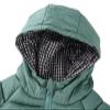 Toddler Kids Baby Boys Girls Winter Warm Jacket Outerwear Plaid Coats Hooded Padded 5t Boys Jacket (Green, 12-18 Months) view 2
