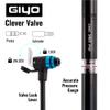 GIYO GM741 High Precision Bike Pump with Gauge - Portable Floor Pump, Durable & Lightweight for Mountain & Road Bikes, 140 PSI, Universal Valve Compatibility view 4