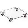 WIGING Display Case for Collectibles, Stackable Assemble Countertop Box with Door Lock for Displaying Toys, Dolls, Football, Basketball, Volleyball Clear Display Stand view 1