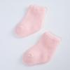 Kids Winter Warm Long Toddlers Boys Girls Children Princess Floor and Winter Sock Shoes (Pink, 0-12 Months) view 3