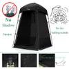 Outdoor Shower Tent Changing Room Privacy Portable Camping Shelters (Black) view 3