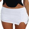 Justalwart Women White Mini Skirt (US 0-2) view 1