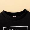 Kids Boys Casual Long Sleeves Cute Letters Prints Sweatshirts Top Pants 2pcs Set Outfit Baby Boy (Navy, 2-3 Years) view 3
