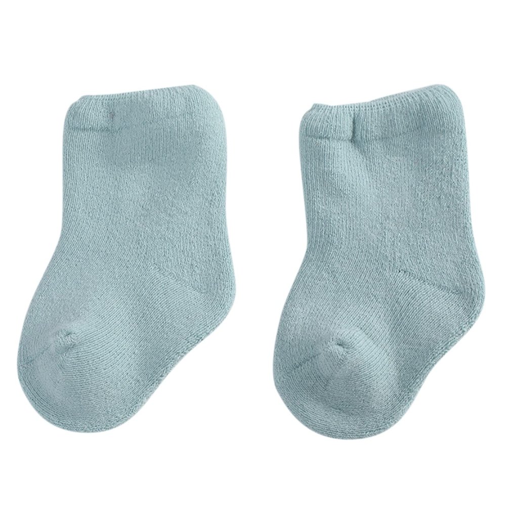 Kids Winter Warm Long Toddlers Boys Girls Children Princess Floor and Winter Sock Shoes (Mint Green, 0-12 Months)