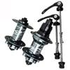 HSQMA MTB Bike Disc Brake Hubs 32 Holes Bicycle Bearing Hub 120 Clicks 6 Claws QR 100/135mm Front Rear Hub Set XD/XDR 11 12 Speed (Color : 32H Titanium) view 1