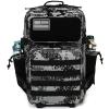 QT&QY Military Tactical Backpacks For Men Army Molle Daypack 45L Large 3 Day Bug Out Bag Gym Rucksack With Bottle Holder Black Camo view 2