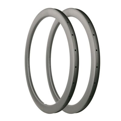 700C Full Carbon Rim for Bike Disc Brake Road Bicycle Rims Matte 1 Pair 24/24 Holes (50mm)