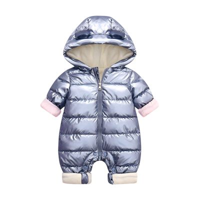 Infant Baby Winter Snowsuit Coat Jacket Toddler Girls and Boys Hooded Footie