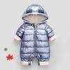 Infant Baby Winter Snowsuit Coat Jacket Toddler Girls and Boys Hooded Footie view 2