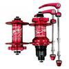 HSQMA MTB Bike Disc Brake Hubs 32 Holes Bicycle Bearing Hub 120 Clicks 6 Claws QR 100/135mm Front Rear Hub Set XD/XDR 11 12 Speed (Color : 32H Red) view 1