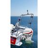 Oceansouth Boat Arch/Radar Arch -Free Standing Stainless Steel Boating carp Fishing Equipment Boat Sport Marine Metal Radar Arch Mirror Mount Aluminum Black Accessories Paddling Dinghy Boats view 2