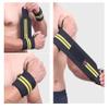 1 Pair Wristband Wrist Support Weight Lifting Gym Training Wrist Support Brace Straps Wraps Crossfit Powerlifting (Yellow) view 3