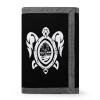 Guam Seal Turtle Trifold Wallet Portable Personalized Wallet Purse Card Holder with Zip Pocket for Men Women One Size view 1